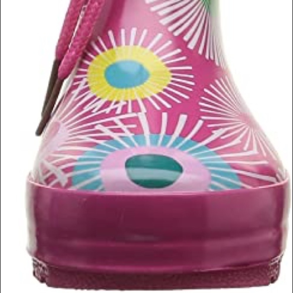 NWT. Agatha Ruiz De La Prada Pink Rainy Boots. Size 13,5. - Picture 6 of 7
